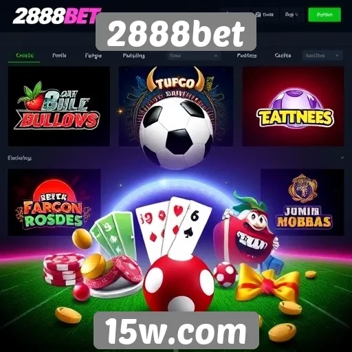 Diversidade de jogos disponíveis na plataforma 2888bet